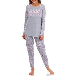 Cuddl Duds Brushed Sweater Knit Long Sleeve Pajama Top Size M 0263 (Just Top)
